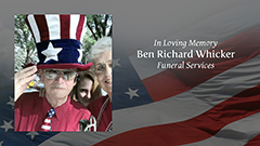 Funeral Service - Ben Richard Whicker